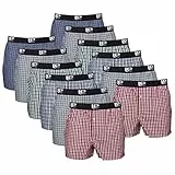 Lower East American Boxershorts Herren 10 Pack I 6 Pack aus 100% Baumwolle I Unterwäsche Herren, Unterhosen für Männer