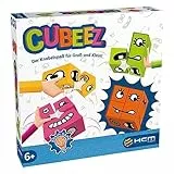 HCM Kinzel - 55171 - Cubeez - Holzwürfel, Brain Teaser Games, Gemeinschaftsspiel, Geschicklichkeitswürfel, Geduldspiel, 1-4 Spieler, ab 6 Jahre, Mehrfarbig