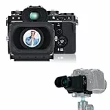 JJC Kamera LCD Sucher, 3X Vergrößerung Kamera Bildschirm Sucher mit Arca-Type Quick Release Platte, Kamera Bildschirm Lupe Sonnenblende Hood für DSLR/SLR Kameras