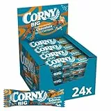 Müsliriegel | Corny BIG Schoko Salted Caramel | Mit Schokolade und gesalzenem Karamell | Großpackung 24x40g