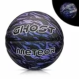 meteor Basketball Neon Glowing Layup Größe 7 Jugend Frauen Männer Ideal für Kinderhände Ideal für Kinder Training Outdoor Indoor