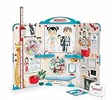 Smoby - Kinderarztpraxis - Faltbare Praxis für Kinder, Vorschul-Rollenspiel, 135 x 41 x 120 cm große Klappbare-Kinderpraxis, für Kinder ab 3 Jahren, 340206, Bunt