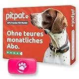 PitPat GPS Tracker für Hunde ohne ABO Gebühren Satellitenortung mit unbegrenzter Reichweite – Haustier Live Aktivitätstracking – Wasserdicht – für alle Hunde geeignet – Passt an jedes Hundehalsband