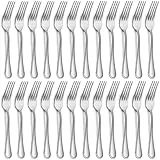 Gabeln 24 Stück, Gifcomda Edelstah Tafelgabeln Set 7.87'' (20cm), Exquisit hochglanzpoliert Gabeln Set für Zuhause/Restaurant/Partei, Spülmaschinenfest