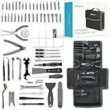 Creality 3D Drucker Tool Kit Pro 74-teilig – Professionelles 3D Drucker Werkzeug Set mit Düsenreinigungsset, Entgratungswerkzeug, Schraubendreher Bits & Modellbau Zubehör für 3D Drucker