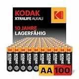 AA Batterien (100 Stück) Mignon-Batterie, LR6, 1,5V, Alkaline