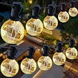 MYCARBON Led Lichterkette Glühbirnen, 13,5M Lichterkette Outdoor mit Stecker, Wasserdicht, 36er Birne für Innen, Außen Garten, Zimmer, Weihnachten, Terrasse, Hochzeiten, Partys Warmweiß