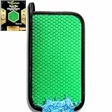 Klevner ScourBee - Ideal bei Hartnäckigen Verschmutztungen und Empfindlichen Oberflächen - 2in1 Tuch - Mikrofasertücher Alternative zu Scrub Daddy, Scrub Mommy, Schmutzradierer, Schwamm UVM.