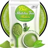 Bio Matcha Pulver - Premium Matcha Tee 'Midori' - Grünteepulver ohne Zusätze, 100g