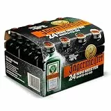 Jägermeister – 24 x 0,02l Premium Kräuterlikör Shots 35% Vol. als Party Geschenk – Aus 56 erlesenen Kräuter – Im Eichenfass gelagert – Das Original aus Wolfenbüttel