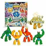 Stretchy Legends Minis Multipack Hunters - 5X Elastische Actionfiguren für Kinder, Klebrige & Dehnbare Superhelden Figuren zu Sammeln