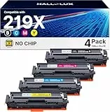HALLOLUX 219X Toner Set Kompatible für HP 219X 219A für HP Color LaserJet Pro MFP 3302FDWG 3202DW 3302SDWG 3302FDNG 3302FDW 3302SDW 3302FDN 3302FDWG 3202DN W2190X W2191X W2192X W2193X (KEIN CHIP)