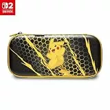 PowerA Slim Case für Nintendo Switch 2 - Pokemon, offiziell lizenziert, Schutzhülle, Platz für 10 Softwarekarten, gepolsterter Displayschutz, integrierter Standfuß