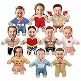 Battnot Personalisiertes 3D Person Menschenform Kissen FOTOGESCHENK mit eigenem Foto Foto-Kissen mit Deinem Foto Bedrucken Zum Jahrestag, Geburtstag, Valentinstag 3D Körper (mit Füllung)