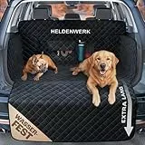 HELDENWERK Kofferraumschutz Hund gesteppt mit Seiten- und Ladekantenschutz I Hundedecke Auto Kofferraum Wasserdicht & Kratzfest I Universal Kofferraum Schutzmatte für Hunde