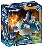 PLAYMOBIL DreamWorks Dragons 71082 Dragons: The Nine Realms - Plowhorn & D'Angelo, Dragons-Figur und Spielzeug-Drache mit Hörnern, Spielzeug für Kinder ab 4 Jahren