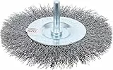 BGS 3077 | Scheibenbürste | Ø 100 mm | für Bohrmaschinen / Schrauber | Schleifzubehör