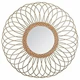 Atmosphera - Spiegel 'Rosace' - Rattan D 58 cm - Beige