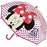 Disney Regenschirm für Kinder mit Frozen, Mickey, Minnie und Stitch – Kinderschirm wind- und wasserfest mit buntem Design und ergonomischem Griff
