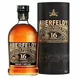 Aberfeldy 16 Jahre Single Malt Scotch Whisky, 40 Vol.-%, 70 cl/700 ml, Premium-Whisky, in Oloroso-Sherry-Fässern (1. Fill) gereift