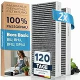 KF3TEC® Aktivkohlefilter-Set für Bora Basic BAKFS und BIU/BHU/BFIU Dunstabzugshauben/Maximal 2 Stück pro Kunde