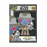 Funko Pop! Large Enamel Pin Star Wars: Clone Wars - CAD Bane Emaille-Nadeln - Niedliche Brosche Zum Sammeln - Für Rucksäcke & Taschen - Geschenkidee - Offizielle Handelswaren