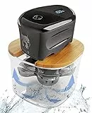 FitSan d Bambus-Rasierständer kompatibel mit Skull Shaver Pitbull Gold PRO GX5 Kopf- und Gesichtsrasierer