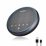 N newline Konferenzlautsprecher mit Mikrofon Bluetooth USB Lautsprecher für PC, Geräuschunterdrückung, 360°Sprachaufnahme 43 Stunden Standby, Speaker kompatibel mit Zoom, Teams, Skype, Home Office