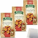 usy Bundle für Maretti Bruschette Chips Pizza 3er Pack (3x150g Packung) + usy Block