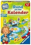 Ravensburger 24984 - Rund um den Kalender - Spielen und Lernen für Kinder, Lernspiel für Kinder von 4-7 Jahren, Spielend Neues Lernen für 2-4 Spieler