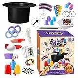 Huehkir Magic Zauber-Tricks, Anfänger Zaubertricks Set, 158 verblüffende Zaubertricks für Kinder, Neuheit Magie Requisiten Zauber Tricks Geburtstag Geschenk für Magier Junge Mädchen