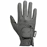 Uvex Sportstyle - dehnbarer Reithandschuh für Damen und Herren - exzellenter Grip & strapazierfähig - touchscreenfähig - Schwarz - 7.5