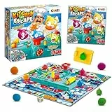 CRAZE Board Game Kitchen Escape – Zwiebel-Zerstörungsspiel mit Kinderknete für die ganze Familie, Brettspiel Kinder ab 3 Jahren