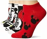 Disney, 5er-Pack Sneaker-Socken für Damen mit Mickey-Mouse-Motiv, 42-44.5 EU