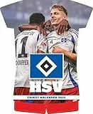 N NEUMANNVERLAGE - Hamburger SV 2025 Trikotkalender, 34,1x42cm, Fußball-Kalender mit Motiven der Stars, Fan-Kalender mit Fußball-Highlights, Spiralbindung und internationales Kalendarium