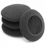 Okuli 4 x Ersatz Ohrpolster Schaum Ohrkissen Schwarzer Schaum Für Kopfhörer Ohrhörer - 70mm