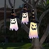 Halloween Deko Geisterhexe Hut Outdoor Kinder Garten Accessoires Gruselig Set Fensterbilder Spiele Mitgebsel Geschenke Haloween Zubehör Party Decorations Aussen Banner Kindergeburtstag Spielzeug