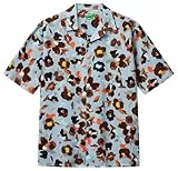 United Colors of Benetton Herren Camicia M/M 5hpwuq05b Hemd, blau, XL
