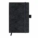 Herlitz 11369790 Notizbuch my.book Classic A5, 96 Blatt, blanko, schwarz