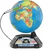 Vtech 80-605404 Interaktiver Videoglobus, Lernglobus, Normalverpackung, Mehrfarbig
