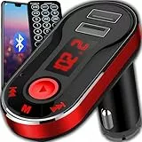 Retoo FM Transmitter für Auto, Radio Adapter, Auto Ladegerät, Fernbedienung im Lieferumfang enthalten, USB 2.1A Anschluss, Ladegerät KFZ Adapter, Autoladegerät, Wireless Radio Car Receiver Adapter Kit