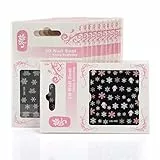 Naler Schneeflocken Nagel Stickers Weihnachten Winter Nagelaufkleber für Nail Art Design