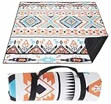 Hayisugal Picknickdecke 200x200 cm Stranddecke Sandfrei Wasserdicht Campingdecke Waschbar Strandunterlage Tragbare Picknickdecke für Strand,Picknick,Wandern,Park,Reisen, Boho K, 200 x 200 cm
