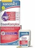 sanotact Eisen Komplex Mini-Tabletten - Eisentabletten Vegan (EisenKomplex bessere Bioverfügbarkeit, 100 Mini Tabletten)