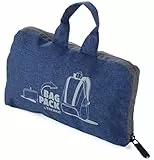 Troika Rucksack faltbar (platzsparend im Außenfach verstaubar)