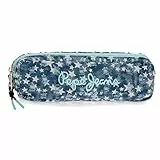 Pepe Jeans Denim Star Federmäppchen, blau, Talla Unica, etui