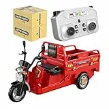 BommFu Kinder Fernbedienungsauto,Dreirad Drift Truck Mit Licht Und Sound | 2,4 GHz Fernbedienungsspielzeug,Für Geburtstagsfeiern Und Familientreffen In Innenräumen Auf Fliesenböden Für