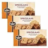 Continental Backeries Speculaas 3 x 450g I Spekulatius aus Holland 1350g I Niederländische Weihnachtskekse I Gewürzspekulatius I Zimt I Sintaklaas I Nikolaus I Winter