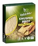 biozentrale Knusperbrot Buchweizen Quinoa - 7x100g (7er Pack) Bio-Knusperbrot - vegan & glutenfrei - knusprig luftige Alternative zu Maiswaffeln, Reiswaffeln und Knäckebrot