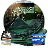 ORGAFLIX Premium Abdeckplane 3x4m wasserdicht & UV-beständig mit 5j. Garantie, Extrem reißfeste Plane mit 3-Fach verstärkten Ösen, Tarp, Gewebeplane vielseitig einsetzbar, Holz, Schutz, Camping